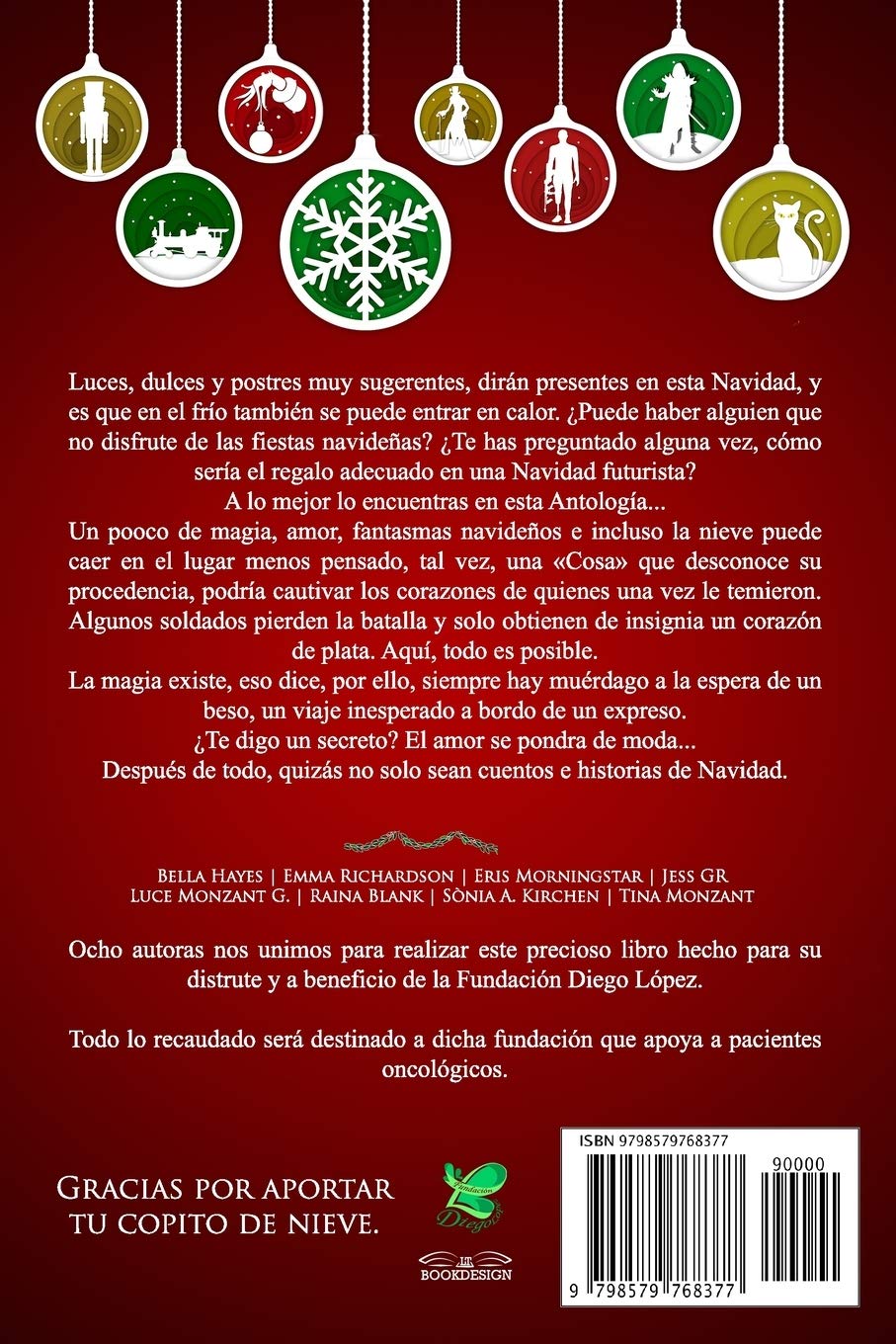 Contraportada de Luces, regalos y cuentos de navidad